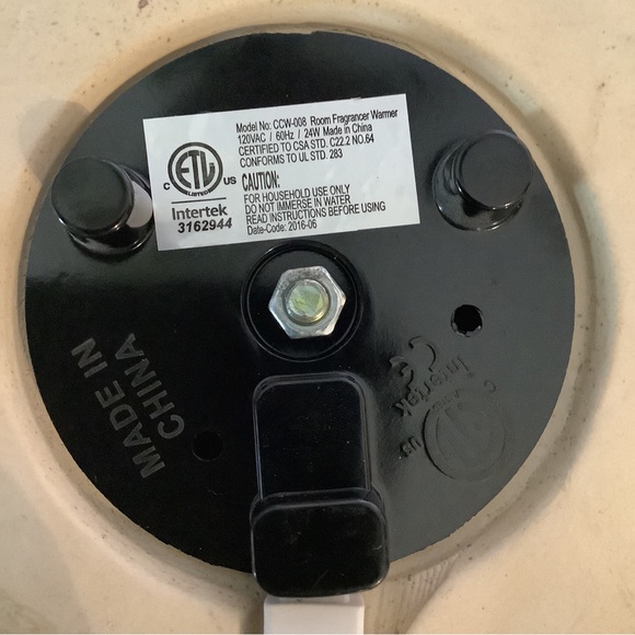 INTERTEK MODEL CCW-008 ROOM FRAGRANCE WARMER WORKS GREAT VERY STYLISH - Picture 4 of 4